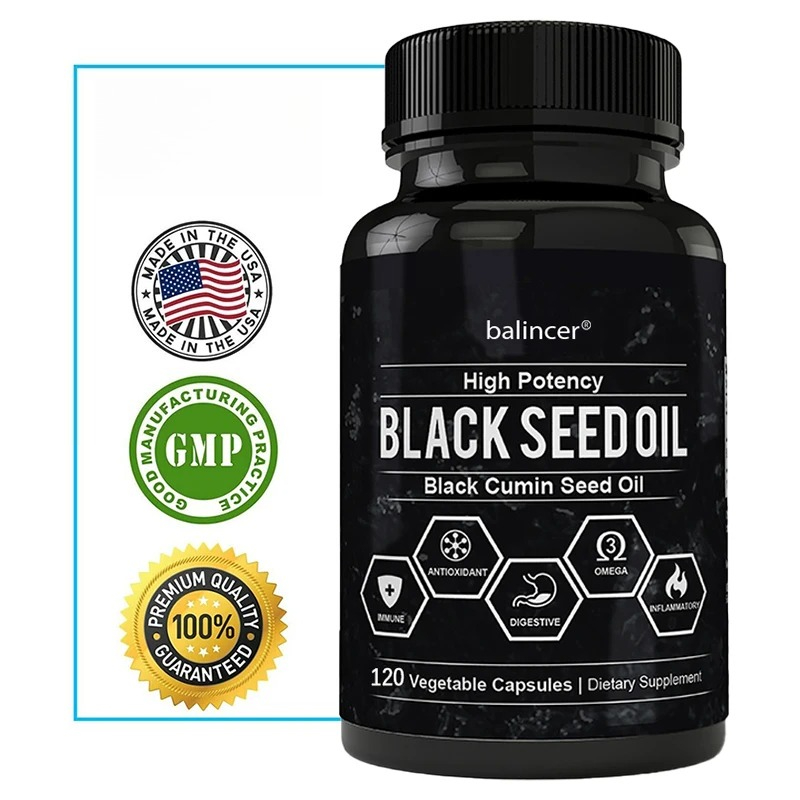 Health Wellness And - Aceite de semilla de comino negro-apoya