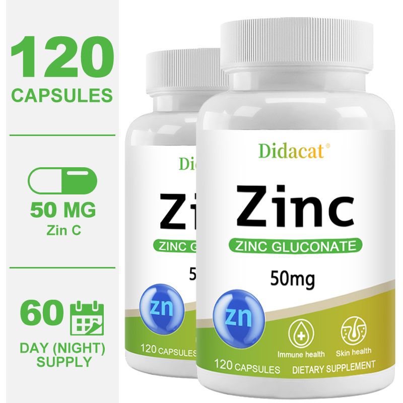 Health Wellness And - Zinc 50 Mg - con gluconato