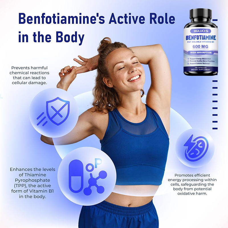 Cápsulas de Benfotiamina, con  - Health Wellness And reseña y precio