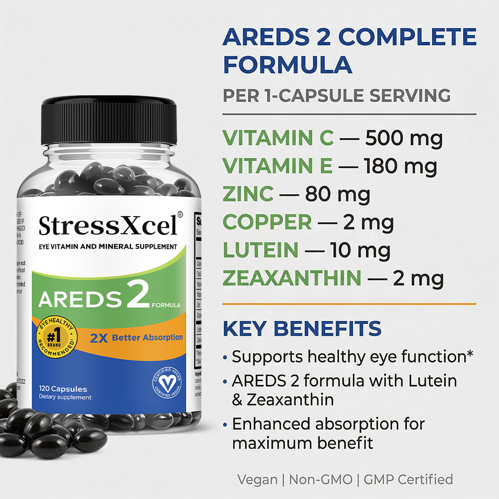 Cápsulas AREDS 2 para la Vista - Health Wellness And reseña y precio
