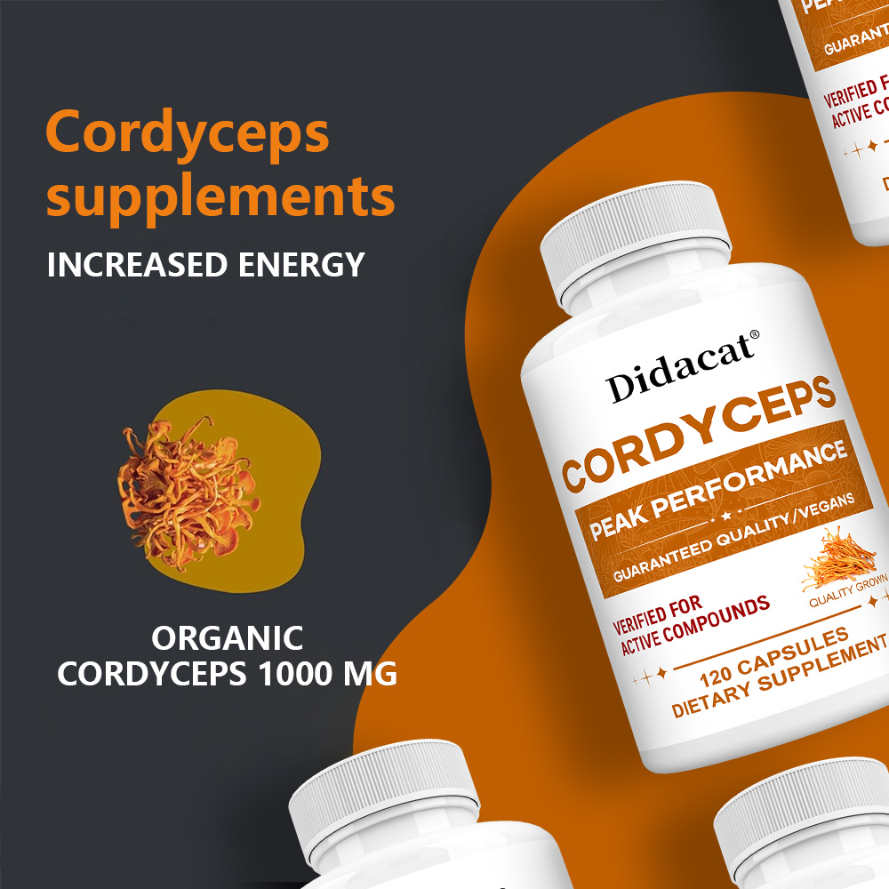 Cápsulas de hongos Cordyceps 1 - Health Wellness And reseña y precio